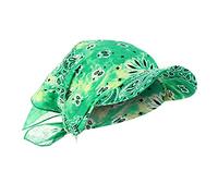 Cappelli da poliziotto per donne con stampa di sole, Verde, Taglia unica