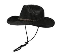 Cappelli da Sole a Tesa Larga modellabili per Uomo e Donna, in Stile Cowboy Occidentale, per la Primavera e L'Estate, Nuovi Modelli da Esterno. Cappelli da Sole in Paglia e Cappelli da Pescatore.#G