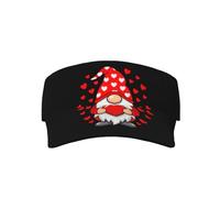 Cappelli da Sole con Visiera per San Valentino per Uomo e Donna, Leggeri e Regolabili, con Cuori Rossi, Ideali per Sport, Golf e Corsa.