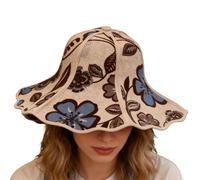 Cappelli da sole da donna | Protezione UV Cappello pieghevole in stile cinese - Cappello a ventaglio a mano moderno da spiaggia - da donna, spiaggia, escursionismo, viaggi, campeggio, vacanze, picnic