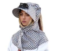 Cappelli da sole di raffreddamento con ventilatore a energia solare cappello da pesca da viaggio a tesa larga femmina estate ricarica USB protezione solare ciclismo donna safari cappello, Marina