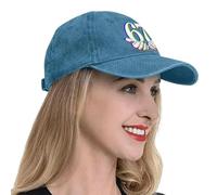 Cappelli da Uomo, alla, retrò, Cappello da Baseball, per Uomini, Donne, Ragazze, Giovani, Adolescenti, Escursioni, Viaggi, Sport, Campeggio, Picnic, Spiaggia, Arrampicata, Golf, Blu Lago