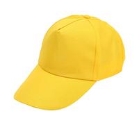 Cappelli da uomo taglia 57, alla moda, casual, protezione solare da baseball, in poliestere, protezione per il collo 55, giallo., Taglia unica