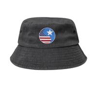 Cappelli del Pescatore Ying Yan Flag Combination of America And Somalia Cappello da Esterno UV Protezione Moderno Cappelli da Sole, per Spiaggia, attività All'Aperto, Pesca, 56-58cm