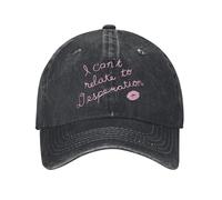 Cappelli di Babbo Natale Unisex Unisex Non Riesco a Identificarmi con la Disperazione Cappello Indossare Cappello da Baseball Moda Sabrina Carpenter Cappelli da Camionista Regalo Regolabile