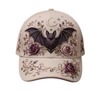 Cappelli di Halloween da uomo alla moda traspirante leggero e ricamato per | Cappello da spiaggia, decorazione per feste, per cosplay, sfilata di Photomaton, escursionismo, spiaggia