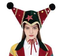 Cappelli di Natale Decorativi Doppio Design Copricapo Costume | con paillettes stella cappelli di Babbo Natale bambini per gli uomini famiglia ragazzi ragazze festa inverno vacanze festive