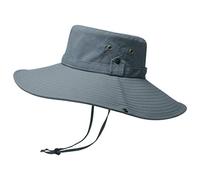 Cappelli Estivi Uomo Capello Pescatore Uomo Cappello Con Retina Estivo A Secchiello Antipioggia Donna Parasole Escursionismo Ventilatore Energia Solare Cotone Trekking Militare Pieghevole Paglia
