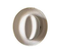 Cappelli Fedora in feltro di lana stile britannico per uomo e donna cappello da uomo per chiesa jazz cappello da festa cappello da festa, Beige, Taglia unica