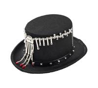 Cappelli Gotici Da Uomo Cappelli Da Costume Gotici Punk Resistenti Con Mano | Cilindro Alto Per Spettacoli, Cosplay, Fiere, Festival, Vacanze, Scuola, Halloween, Occasioni Speciali