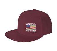 Cappelli Happy Juneteenth Storia Giorno della Libertà Cappelli Uomo Donna