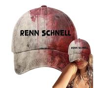 Cappelli horror per donne uomini - Cappello da baseball spaventoso per uomini donne - A regolabile Splash Splashes Headswear for Halloween Cosplay Dress Up Event Tamed Carnival Holidays Performance