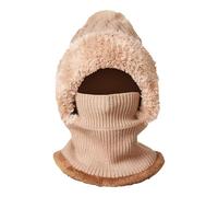 Cappelli in maglia da donna - Sciarpa con passamontagna caldo 3D per il viso - berretto resistente al freddo lavorato a maglia - per l'inverno viaggi giornalieri sci attività indoor viaggio ufficio