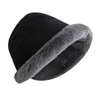 Cappelli Invernali da Donna Cappello da Pescatore Caldo Cappello da Pescatore in Pelliccia Sintetica Tinta Unita Berretto da Ispessito in Velluto Tinta Unita per Donna Ragazza Inverno