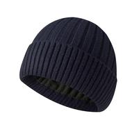 Cappelli invernali da uomo e da donna, antivento e freddi, Blu marino, Taglia unica