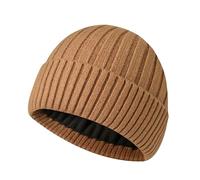 Cappelli invernali da uomo e da donna, antivento e freddi, cachi, Taglia unica