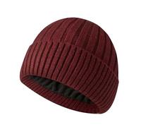 Cappelli invernali da uomo e da donna, antivento e freddi, Colore: rosso, Taglia unica