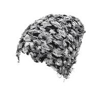 Cappelli invernali sfocati lavorati a maglia spessi cappelli caldi per le donne uomini all'aperto sci a maglia cappello da trekking a tesa, Grigio, Taglia unica