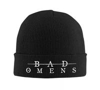 Cappelli Lavorati a Maglia Cattivi presagi 7 Berretti Lavorati a Maglia Berretti da Uomo per Donna Cappelli Autunno Inverno Acrilico Musica Rock Caldo Berretto di Melone Regalo Sportivo