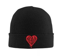 Cappelli Lavorati a Maglia Cattivi presagi L.I.T.D.O.P.O.M per Le Donne degli Uomini Skullies Berretti Autunno Inverno Cappello Acrilico Rock Caldo Melone cap Sport Regalo