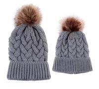 Cappelli Mamma e bambina - Grigio KP21554