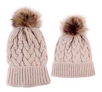 Cappelli Mamma e bambina - Marrone Chiaro KP21552