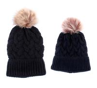 Cappelli Mamma e bambina - Nero KP21555