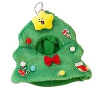 Cappelli per bambole da appendere all'albero di Natale verde Cappello per bambola Copricapo di peluche natalizio per decorazioni per l'albero di Natale Vestiti per bambole Costume per bambola Pel