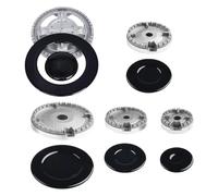 Cappelli per bruciatori da piano cottura, cappello per bruciatore da stufa | 11 pz/set di coperture per stufa resistenti al calore - Coperture per fornelli resistenti al calore per fornelli