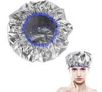 Cappelli per capelli in lamina di alluminio - copertura doccia con trattamento termico 25 cm, goro balsamo impermeabile riutilizzabile, copertura termica | riparazione protezione cura profonda