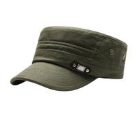 Cappelli per neonato, da uomo, in cotone, per tutte le stagioni, per la pesca e i viaggi all'aria aperta, cappelli per il male lupo, verde, M
