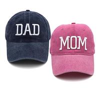 Cappelli per papà per uomo divertenti regali per papà da figlia figlio mondi migliori cappelli da baseball per papà papà papà patrigno regali, Papà-mamma-rosa, 7-7.625