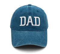 Cappelli per papà per uomo divertenti regali per papà da figlia figlio mondi migliori cappelli da baseball per papà papà papà patrigno regali, Papà-blu, 7 / 7 5/8