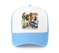 Cappelli per Ragazzi e Ragazze, Cappellini da Baseball Italian Brainrot Animals, Cappelli da Sole Estivi Leggeri con Protezione UV, Vacanze al Mare per Bambini,Lightblue1,OneSize