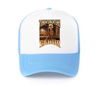 Cappelli per Ragazzi e Ragazze, Cappellini da Baseball Italian Brainrot Animals, Cappelli da Sole Estivi Leggeri con Protezione UV, Vacanze al Mare per Bambini,Lightblue3,OneSize