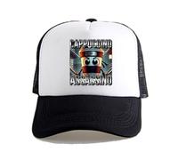 Cappelli per Ragazzi e Ragazze, Cappellini da Baseball Italian Brainrot Animals, Cappelli da Sole Estivi Leggeri con Protezione UV, Vacanze al Mare per Bambini,White1,OneSize