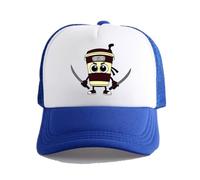 Cappelli per Ragazzi e Ragazze, Cappellini da Baseball Italian Brainrot Animals, Cappelli da Sole Estivi Leggeri con Protezione UV, Vacanze al Mare per Bambini,Blue 2,OneSize