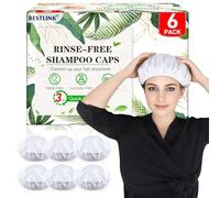 Cappelli per shampoo senza risciacquo, cappelli da doccia per lavaggio dei capelli per anziani e pazienti costretti a letto, cappelli da doccia senza risciacquo per dopo-intervento chirurgico