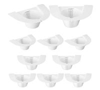 Cappelli per urina per WC, cappello per raccolta urina per WC, strumento di raccolta 800 cc, 10 contenitori per misurazione delle urine, kit di raccolta campioni di vomito e sgabello, per uso
