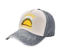 Cappelli Piatto Snapback Live Everyday Like It's Taco Tuesday Trucker Cappellino Traspirante Cappello da Baseball Moda Cappelli da papà Golf per Che Corre, Pesca, All'Aperto