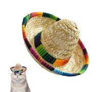 Cappelli Sombrero - Miglioratore di abbigliamento elegante, mini cappello sombrero messicano, cappello di paglia, divertente sombrero messicano | Fascia a tesa larga e decorazione per bambini, bambini