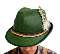 Cappelli Tedeschi per Oktoberfest | Copricapo Per Travestimenti In Tessuto Non Tessuto | Cappello Per La Festa Di Oktoberfest - per Adulti Festa Carnevale Evento Culturale della Birra Celebrazio