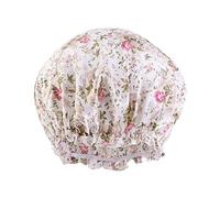 Cappelli traspiranti da donna, turbante per la testa contro il cancro, turbante, cuffia da bagno o doccia (bianco, taglia unica)