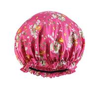Cappelli traspiranti da donna, turbante per la testa contro il cancro, turbante per capelli, cuffia da bagno o doccia (rosa acceso, taglia unica)