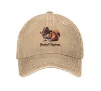 Cappelli Unisex di Babbo Natale Peanut The Squirrel Baseball Cappellino Femmina Uomo Guardasole da Camionista Cappello Moda Primavera KPOP Rock Snapback Cuff Regalo di Moda