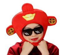 Cappelli Vestiti,Abiti Per Copricapo Foto Di Peluche - Cappelli Da Cosplay Per Uomini, Cappello Cinese Cai Shen, Cappello Da Cosplay Del Dio Della , Per Spettacolo Sul Palco, Coi