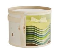 Cappelliera - Grande scatola portaoggetti con coperchio | Scatola portaoggetti decorativa | Scatole rotonde per cappelli con coperchio | Pieghevole antipolvere portatile protettivo trasparente per