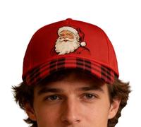 Cappellini Baseball Stampati con Babbo Natale | Stile Elegante Ricamato Con Babbo Natale - Cappelli Da Baseball Festivi Per Uomo E Donna,Per Appassionati Amici Moglie Marito Mamma Papa Adulti