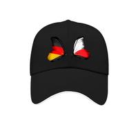 Cappellini da Baseball Cappelli da Uomo con Farfalle Tedesche Bandiera Nazionale Regolabili per Golf Corsa Sport Allenamenti All'Aperto Coppa del Mondo