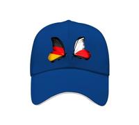 Cappellini da Baseball Cappelli da Uomo con Farfalle Tedesche Bandiera Nazionale Regolabili per Golf Corsa Sport Allenamenti All'Aperto Coppa del Mondo